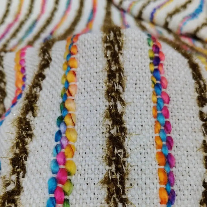 Handmade Jacquard Fabric HM013 Fabric Hugs