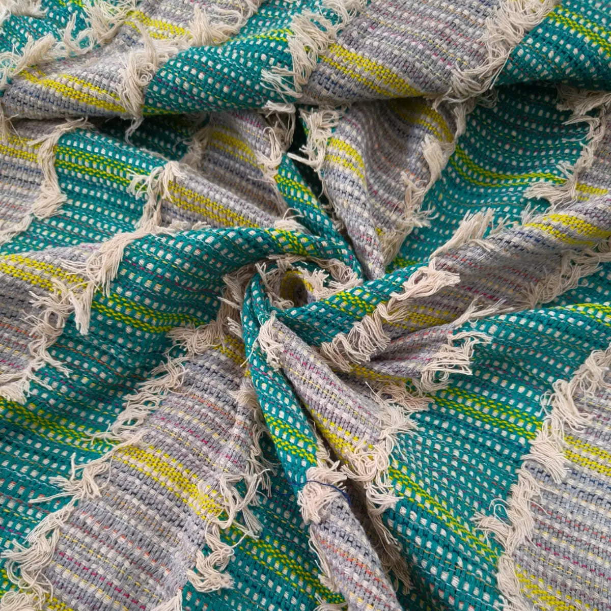 Handmade Jacquard Fabric HM032 Fabric Hugs