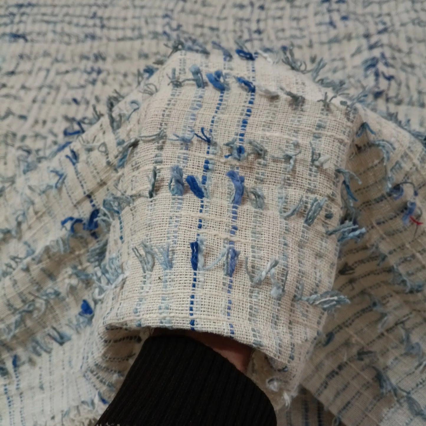 Handmade Jacquard Fabric HM040 Fabric Hugs
