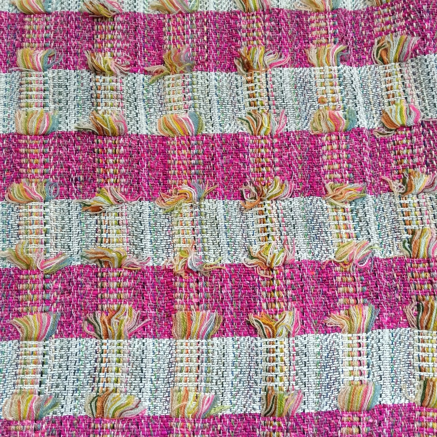 Handmade Jacquard Fabric HM044 Fabric Hugs