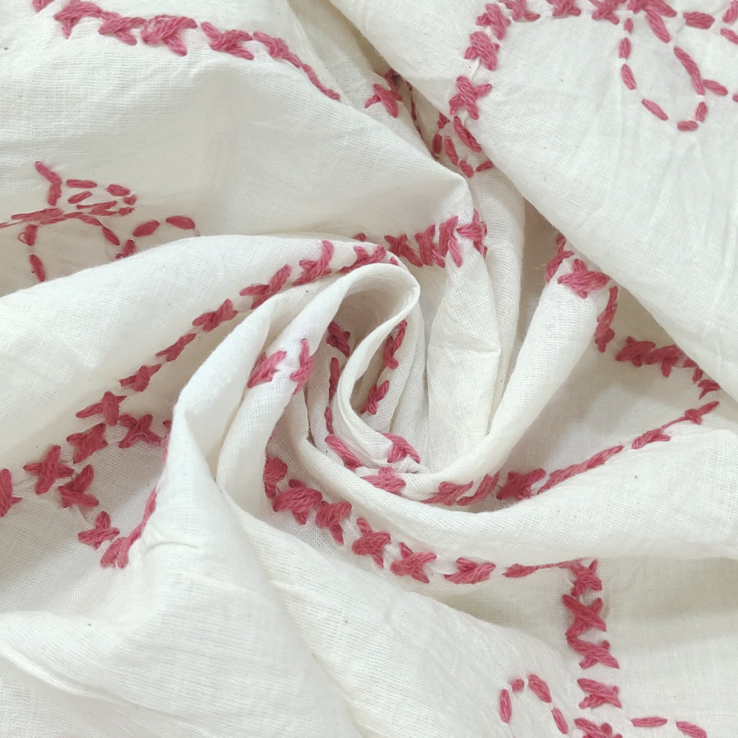 Handmade Cotton candlewick Fabric CH060