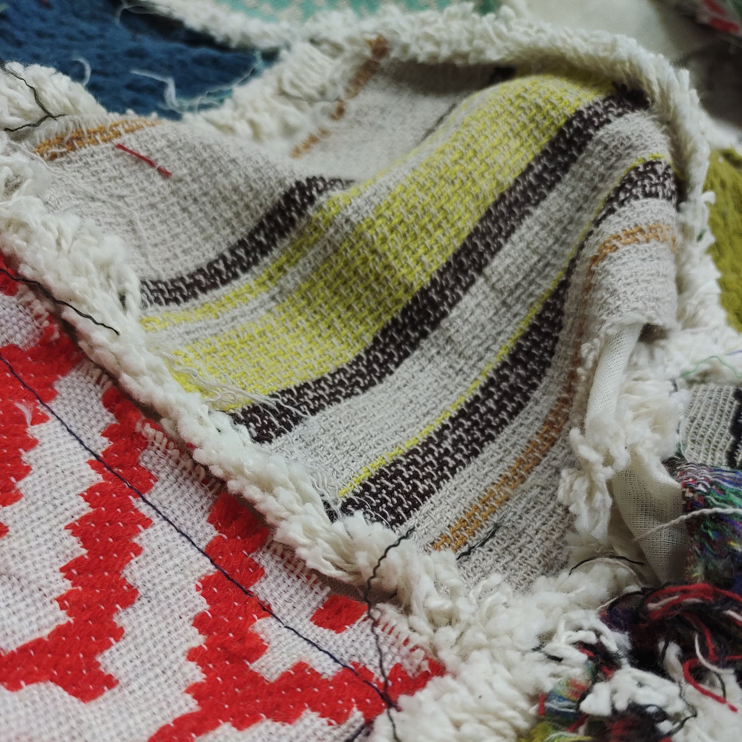 Handmade Jacquard Fabric HM128