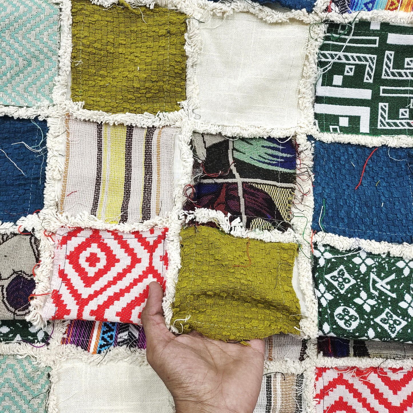 Handmade Jacquard Fabric HM128