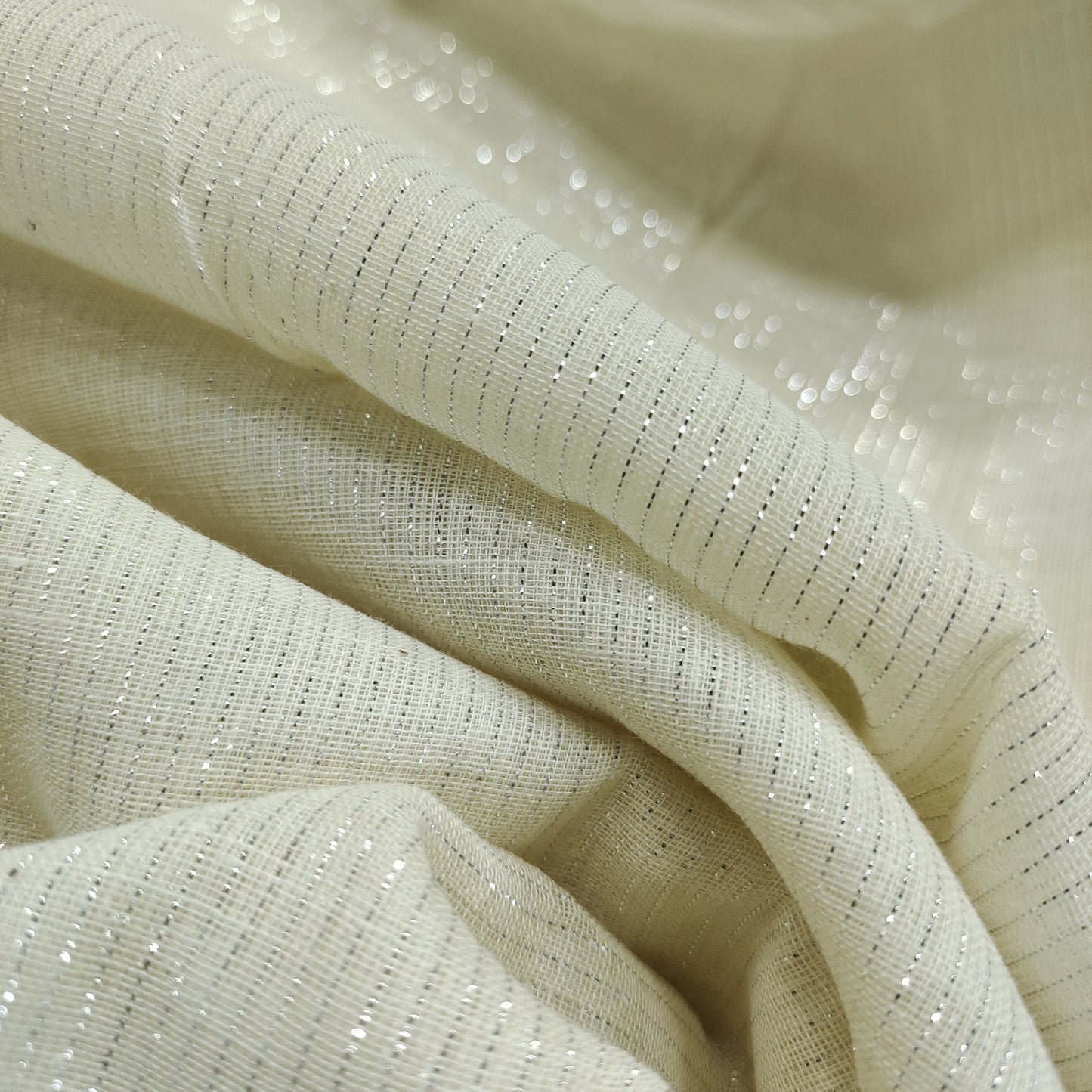 Pure Cotton Lurex Fabric CL049
