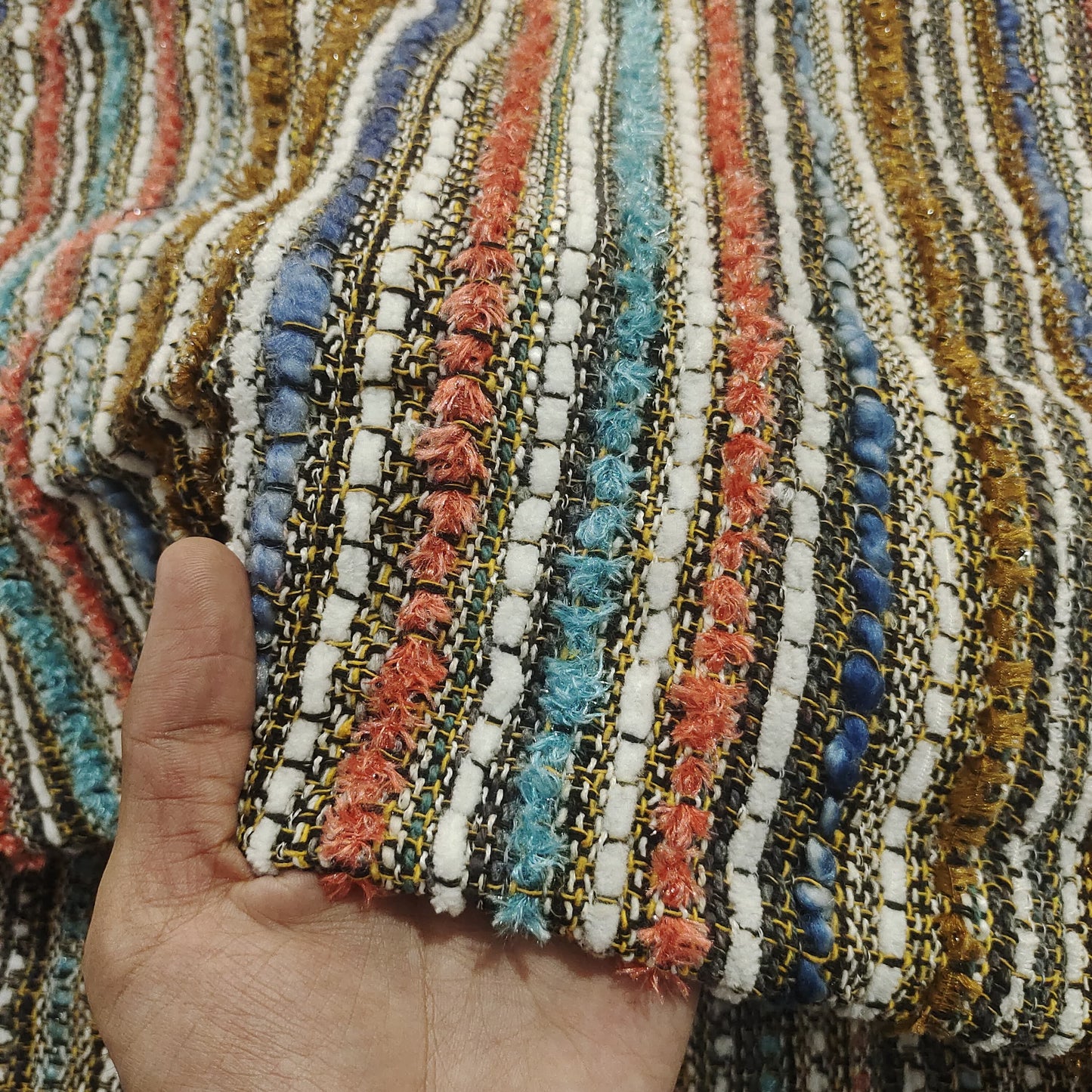 Handmade Jacquard Fabric HM137