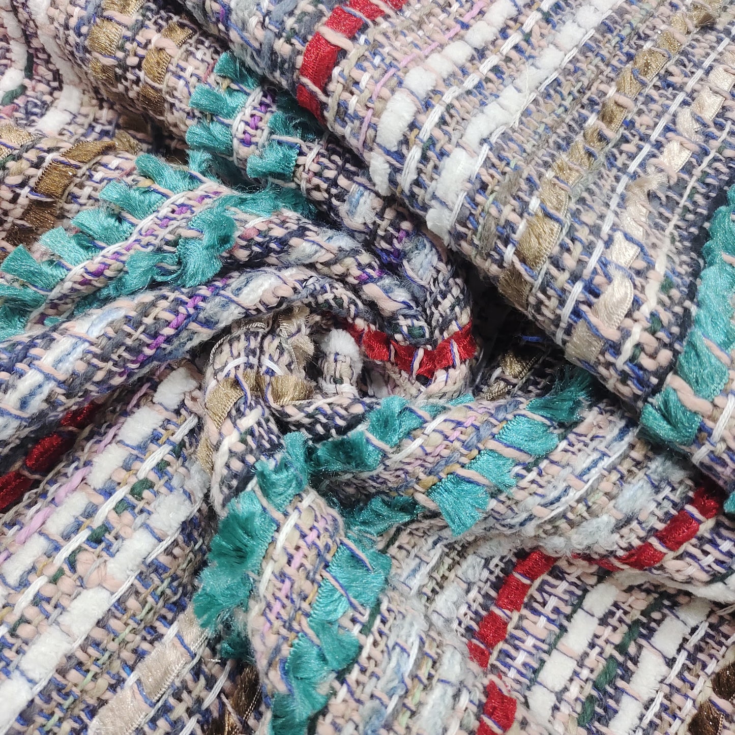 Handmade Jacquard Fabric HM006