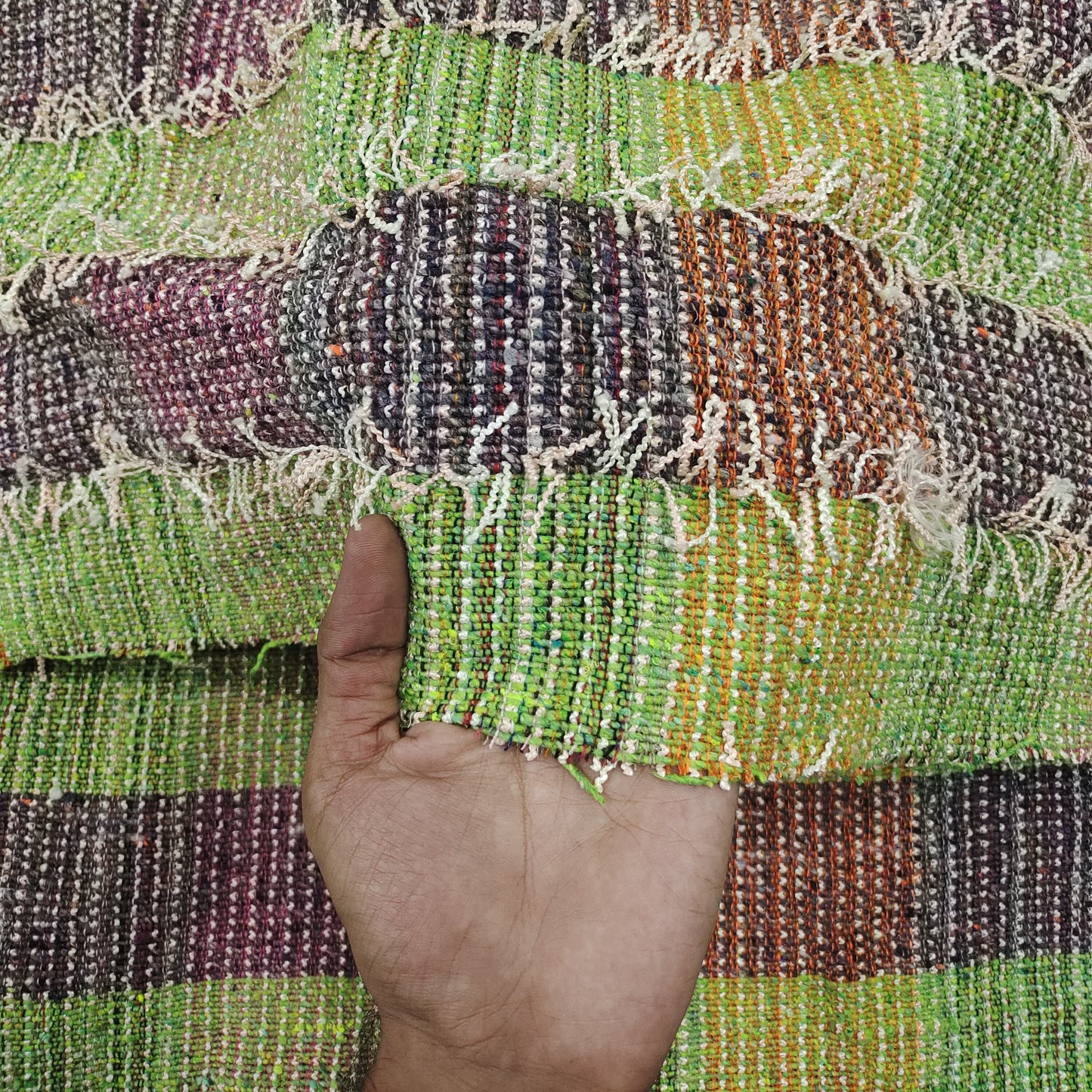 Handmade Jacquard Fabric HM026
