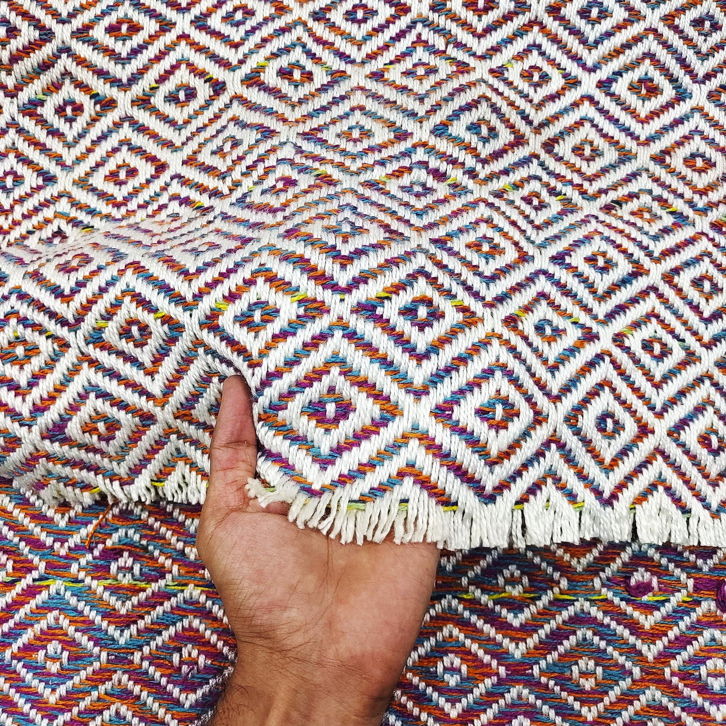Handmade Jacquard Fabric HM036