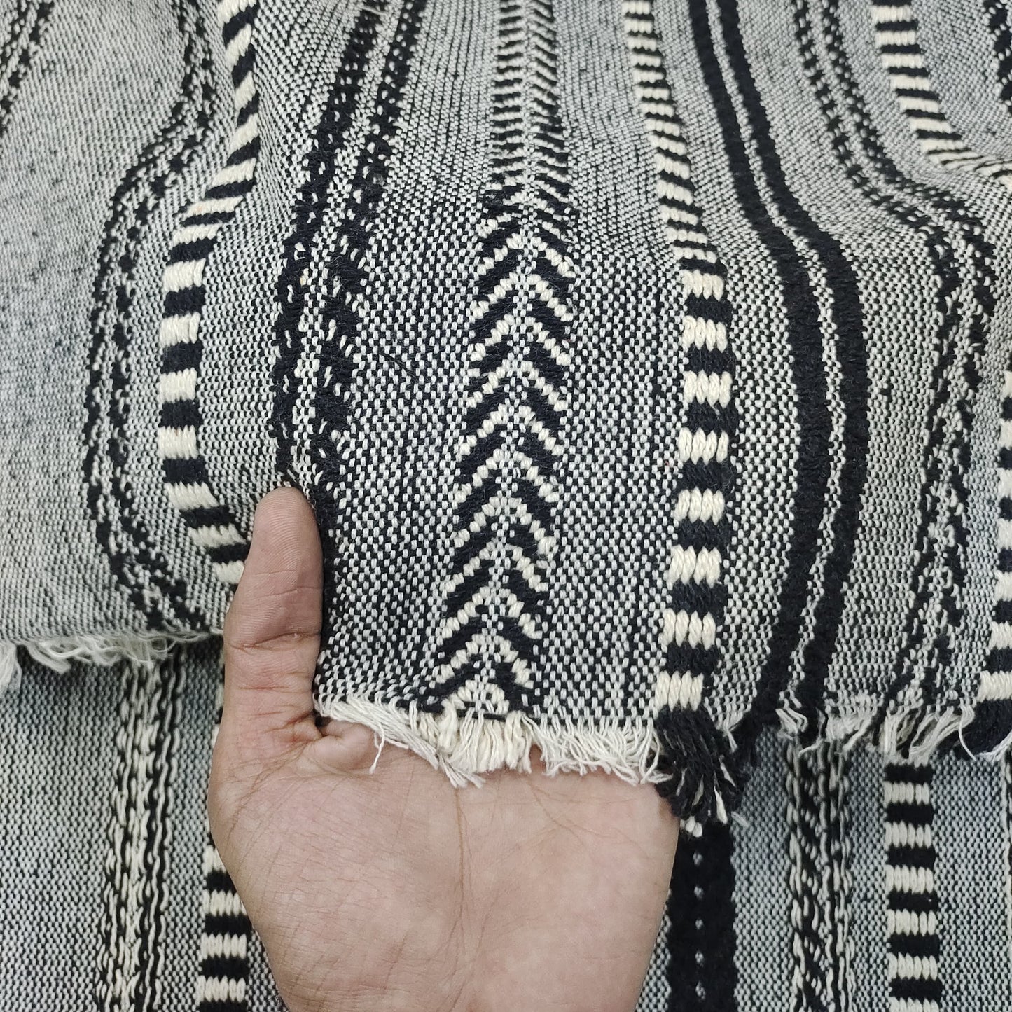 Handmade Jacquard Fabric HM060