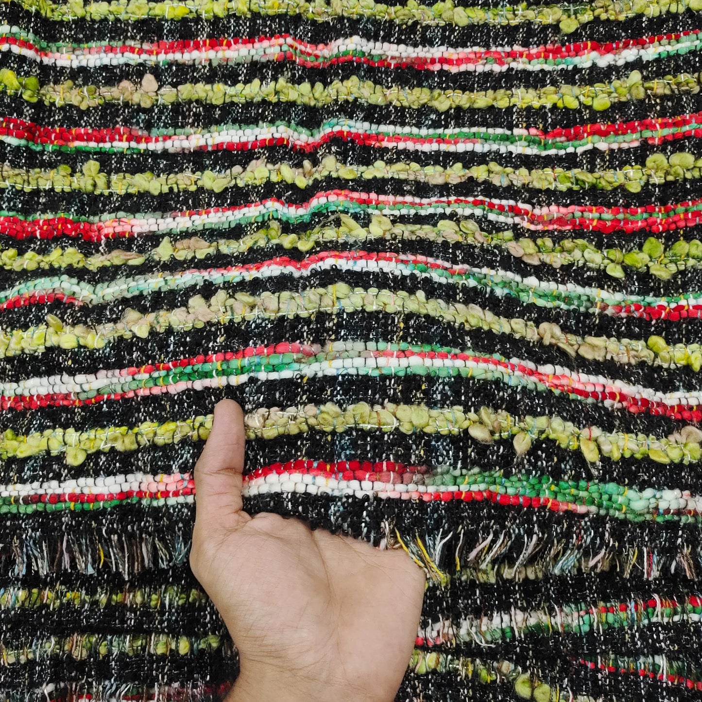 Handmade Jacquard Fabric HM012