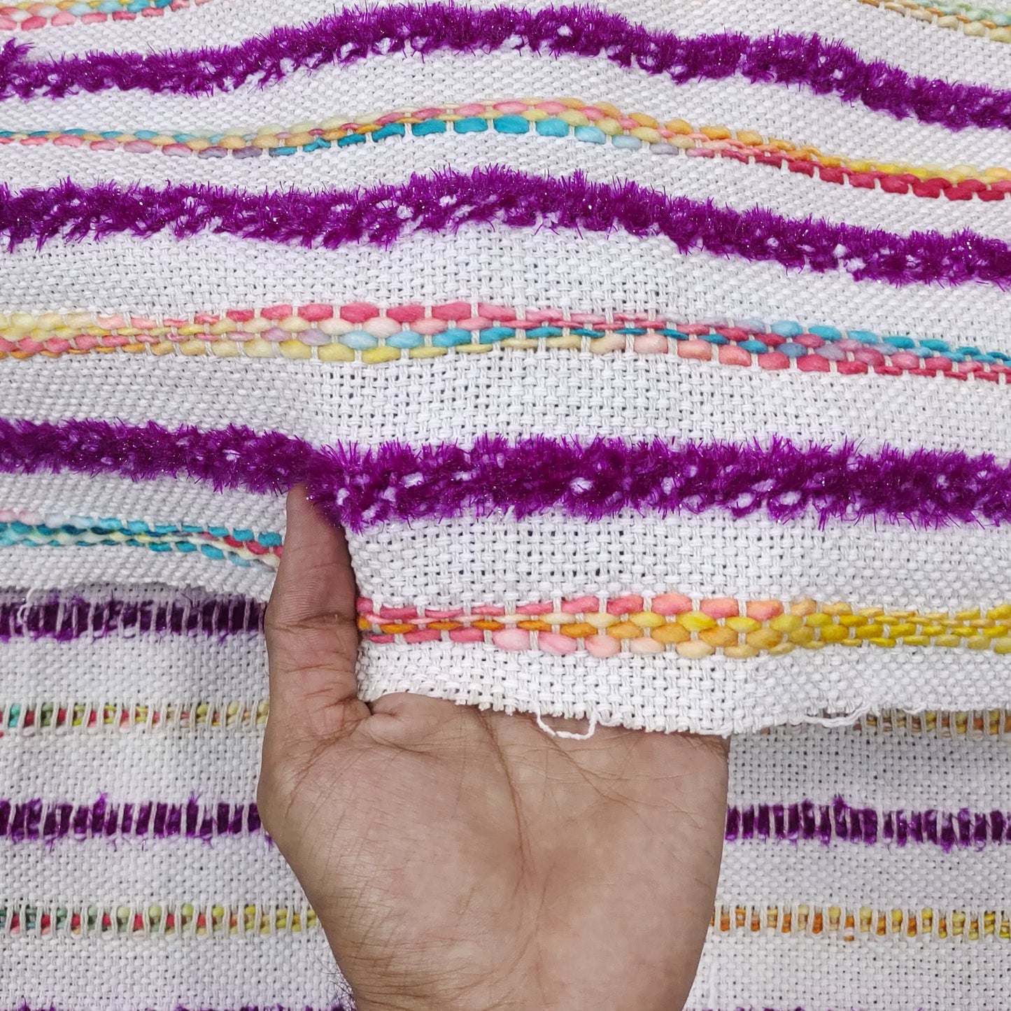 Handmade Jacquard Fabric HM004
