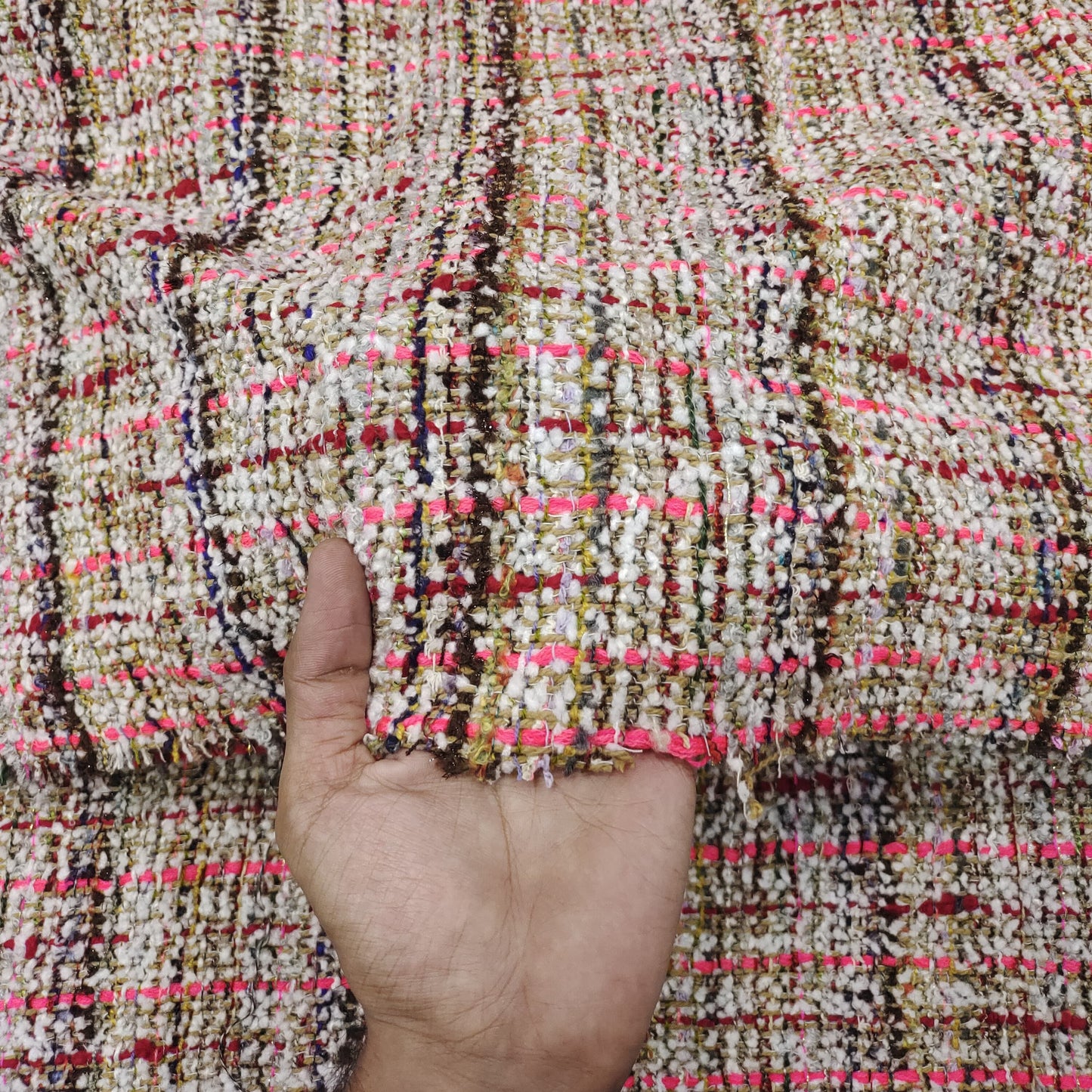 Handmade Jacquard Fabric HM070