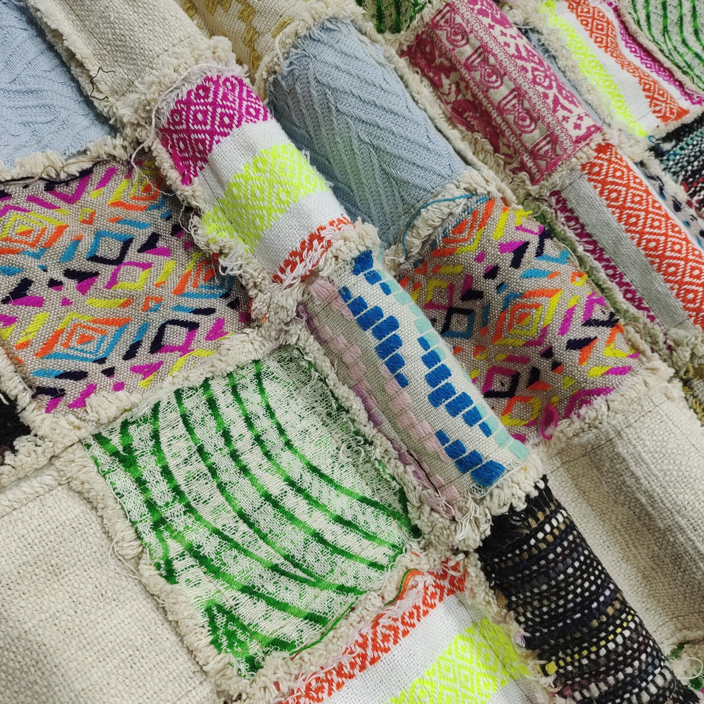 Handmade Patchwork Fabric HM103