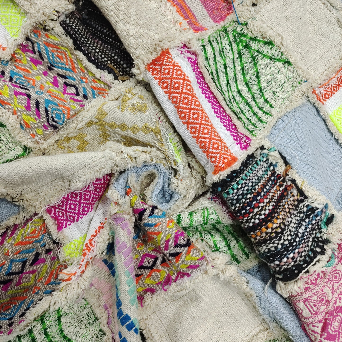 Handmade Patchwork Fabric HM103