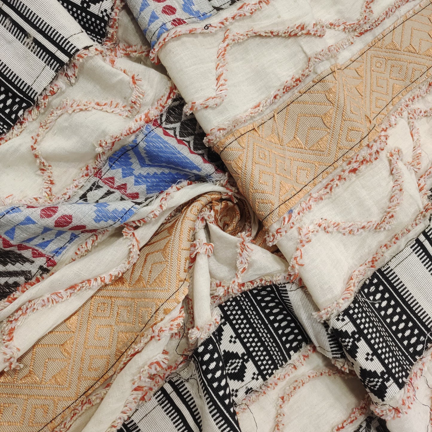 Handmade Patchwork Fabric HM104