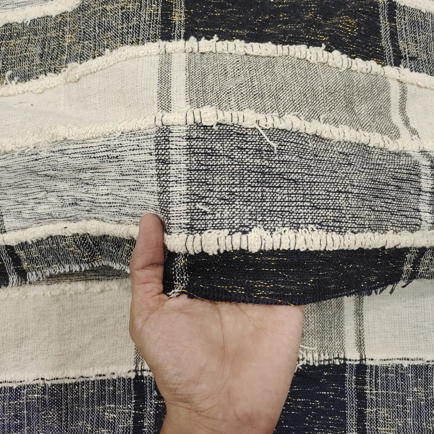 Handmade Jacquard Fabric HM086