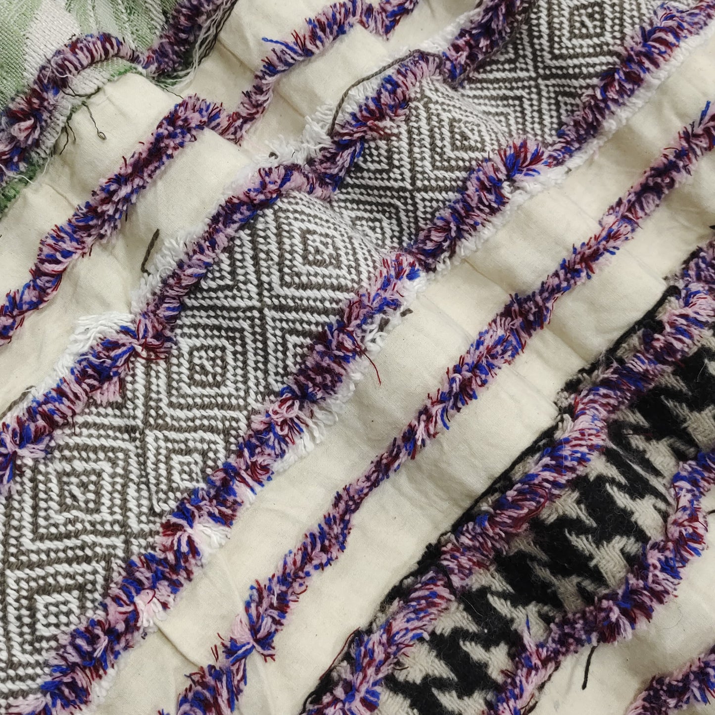 Handmade Patchwork Fabric HM106