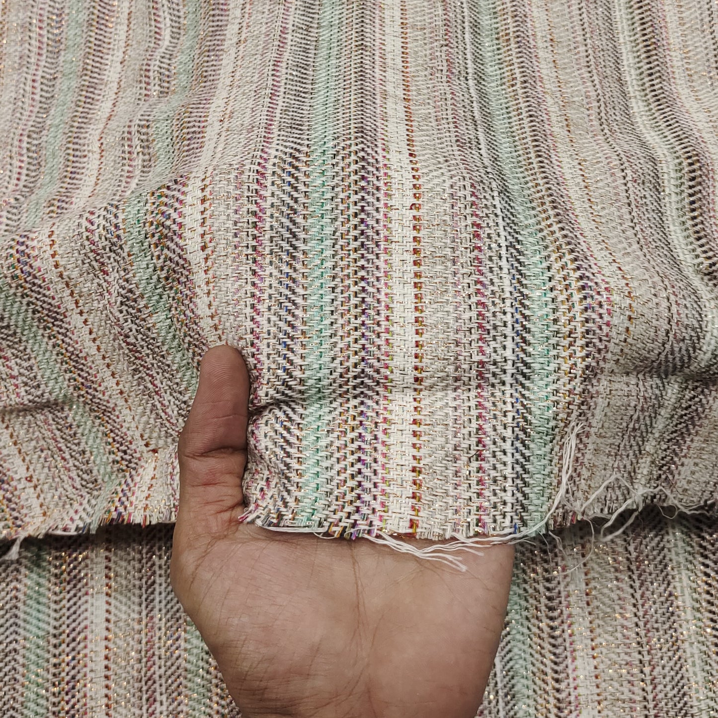 Handmade Jacquard Fabric HM094