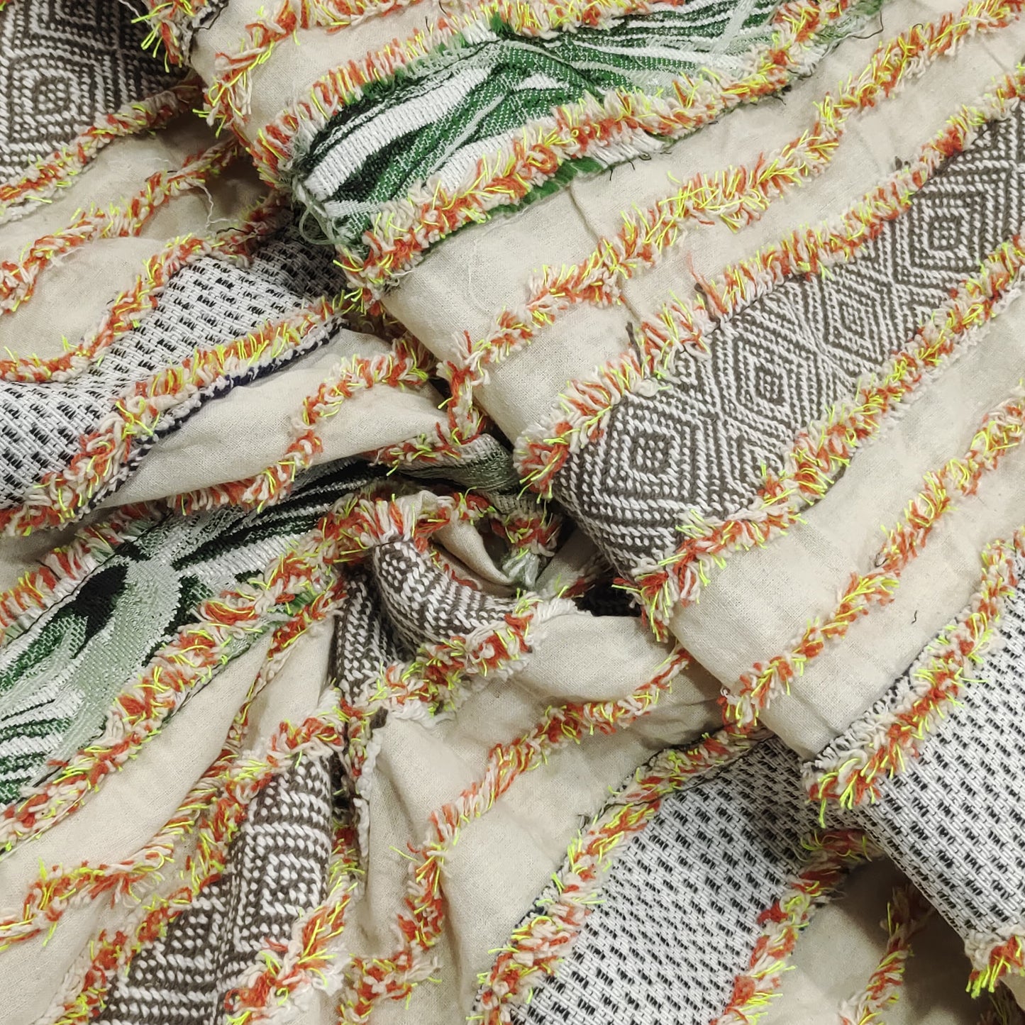Handmade Patchwork Fabric HM108