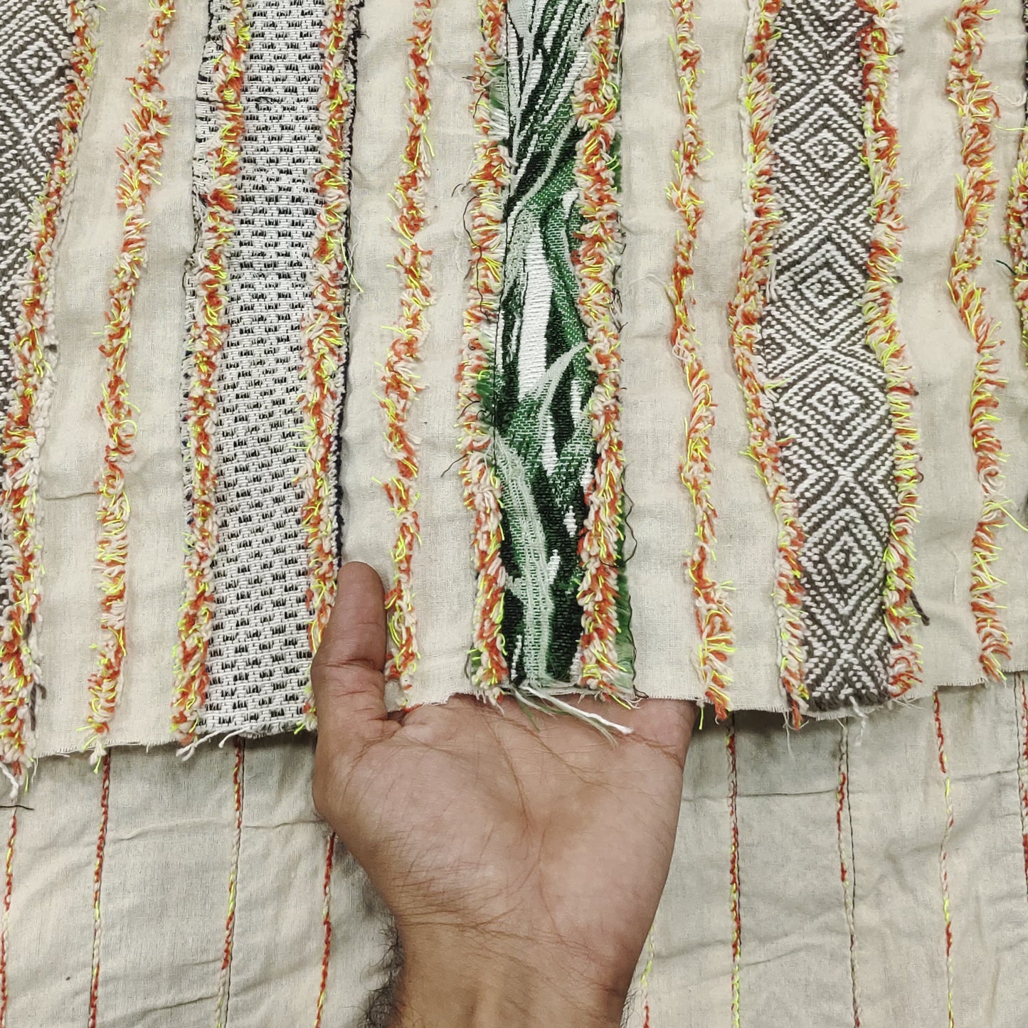 Handmade Patchwork Fabric HM108