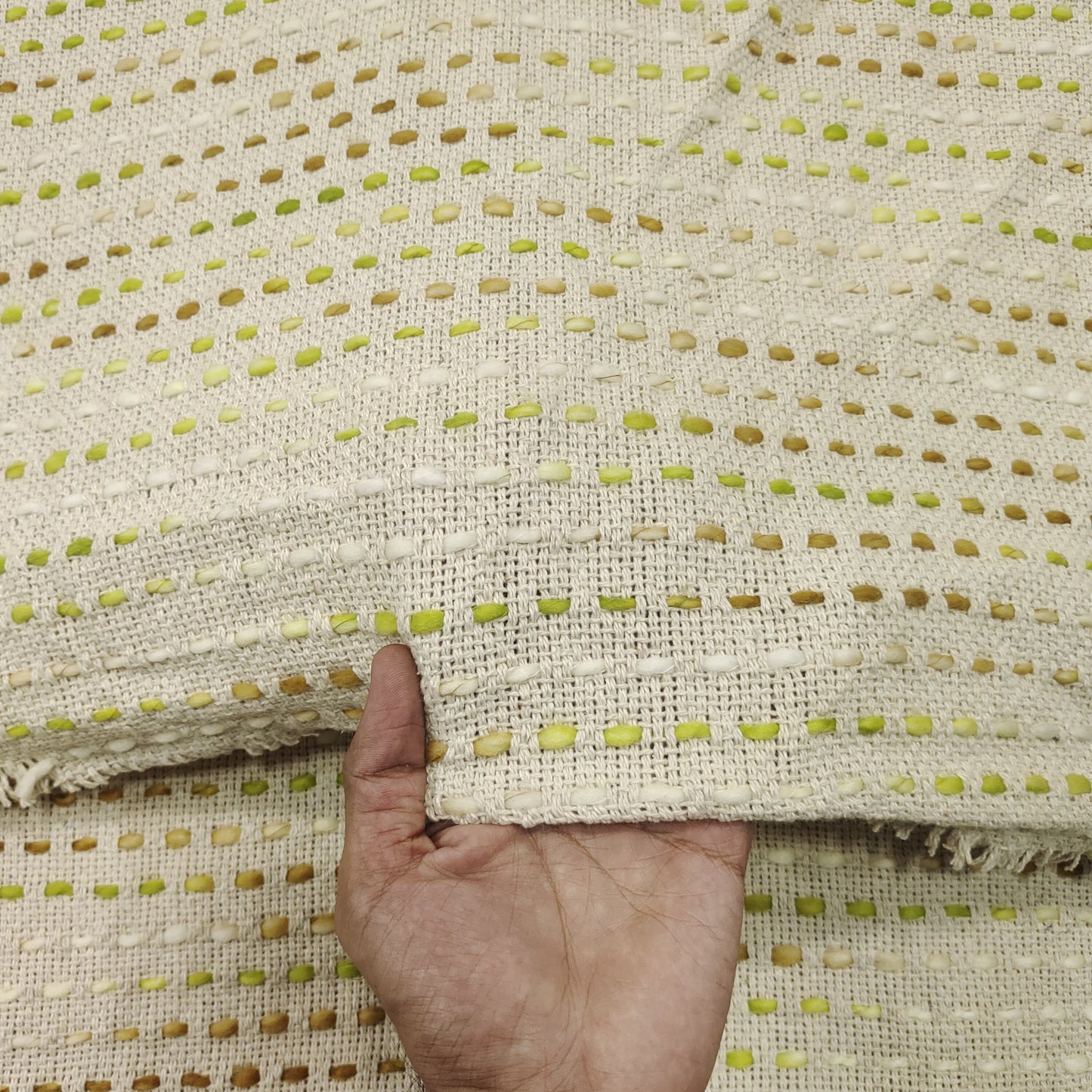 Handmade Jacquard Fabric HM114