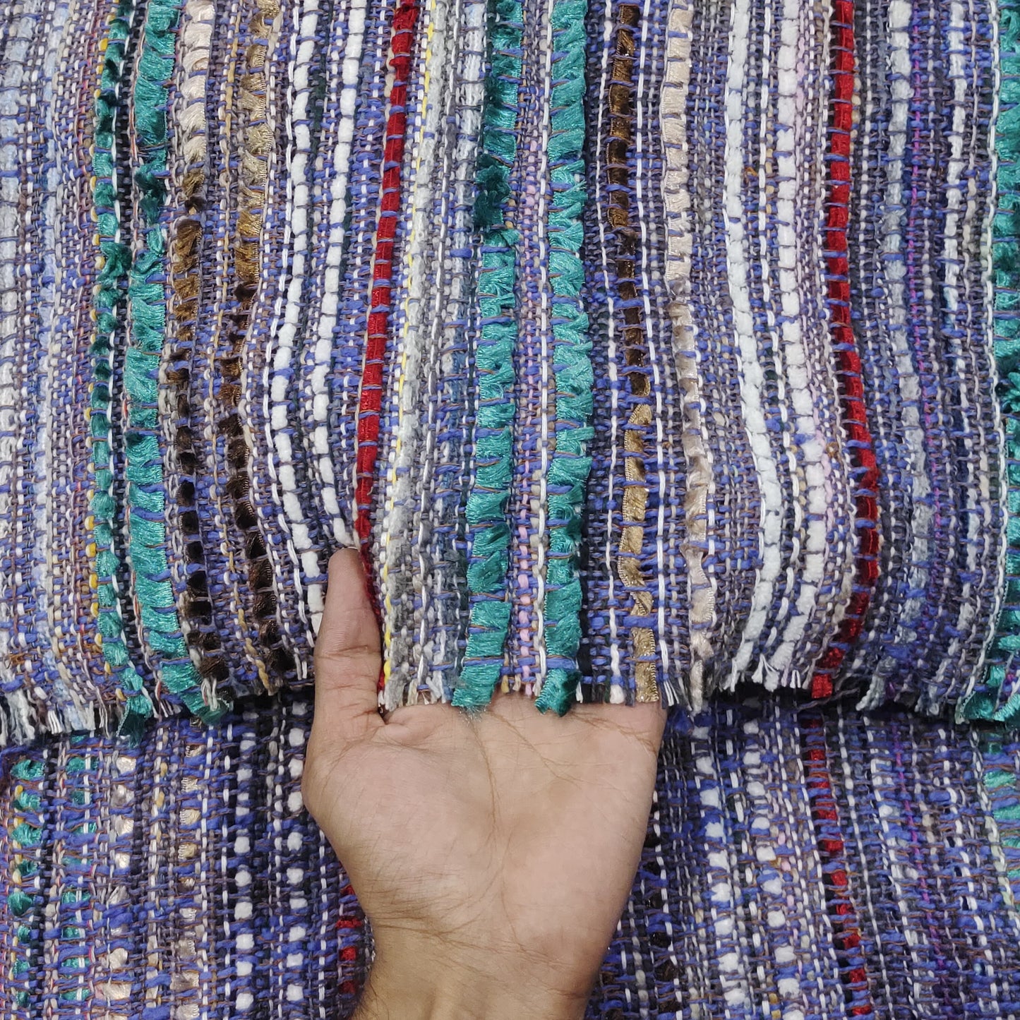 Handmade Jacquard Fabric HM007
