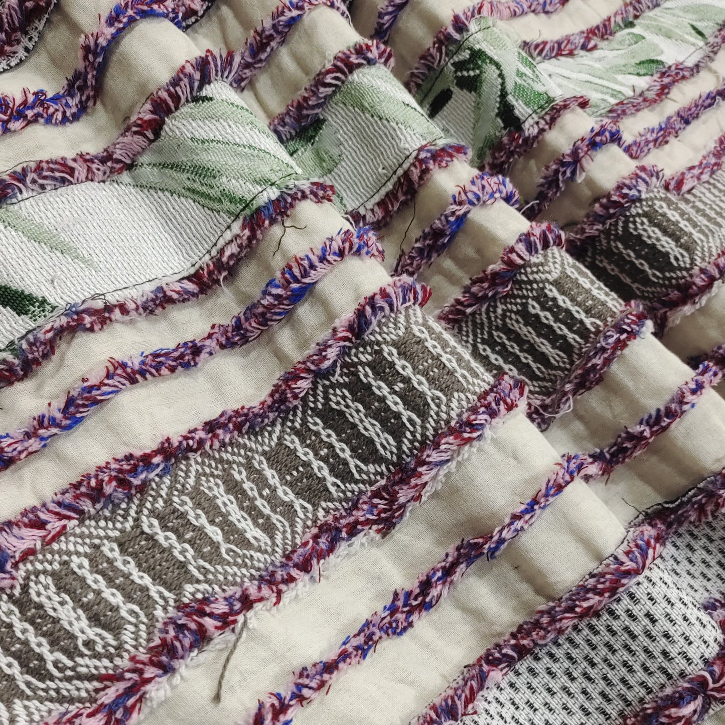 Handmade Patchwork Fabric HM107