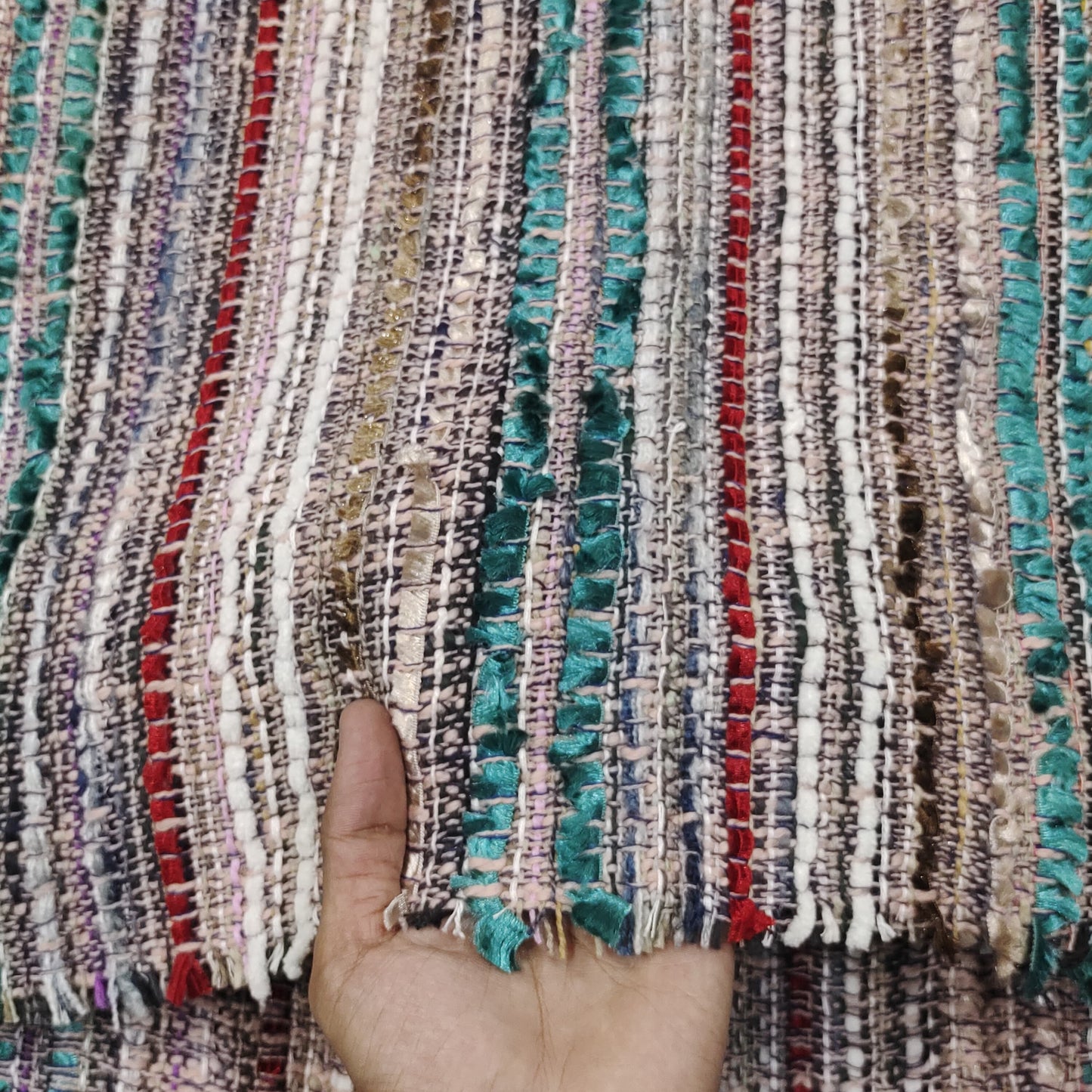 Handmade Jacquard Fabric HM006