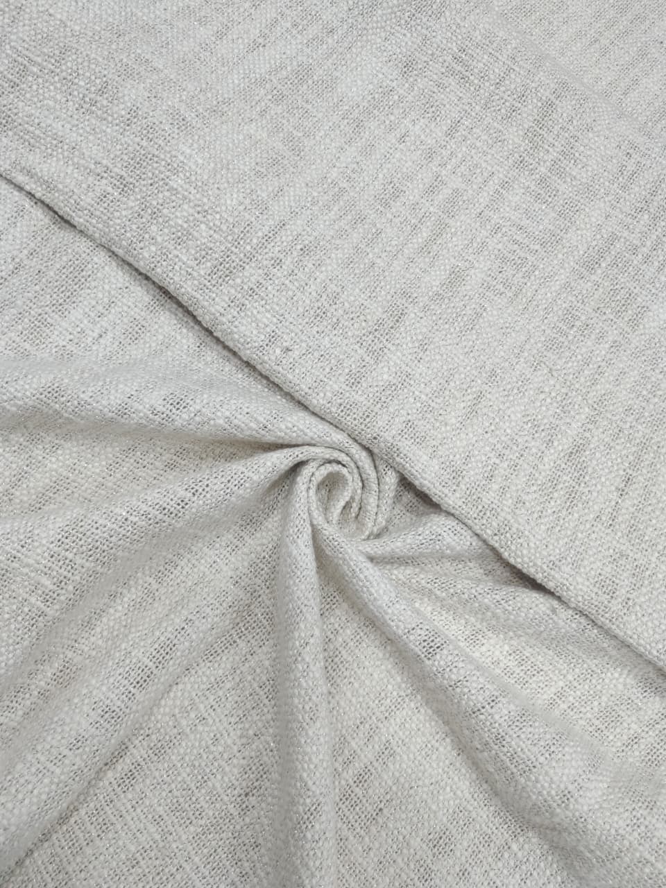 Slub With Silver Lurex Fabric SL077