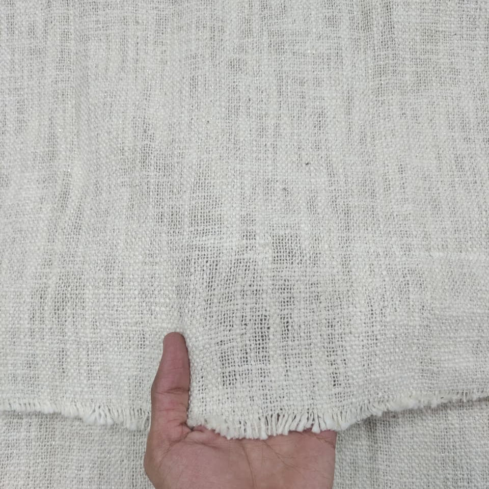Slub With Silver Lurex Fabric SL077