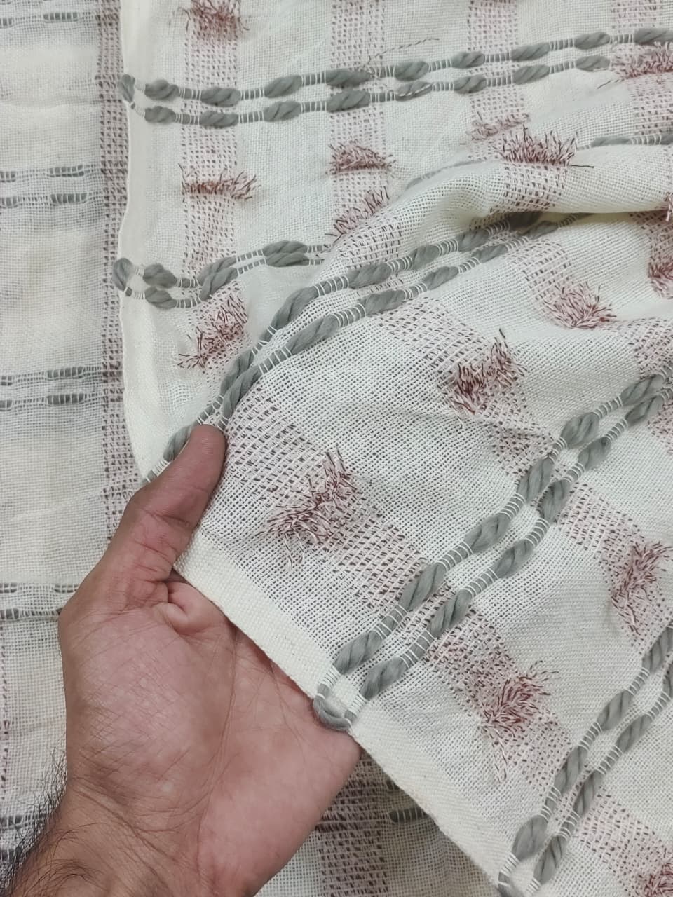 Handmade Jacquard Fabric HM180