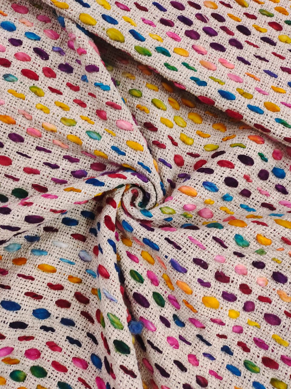Handmade Jacquard Fabric HM271