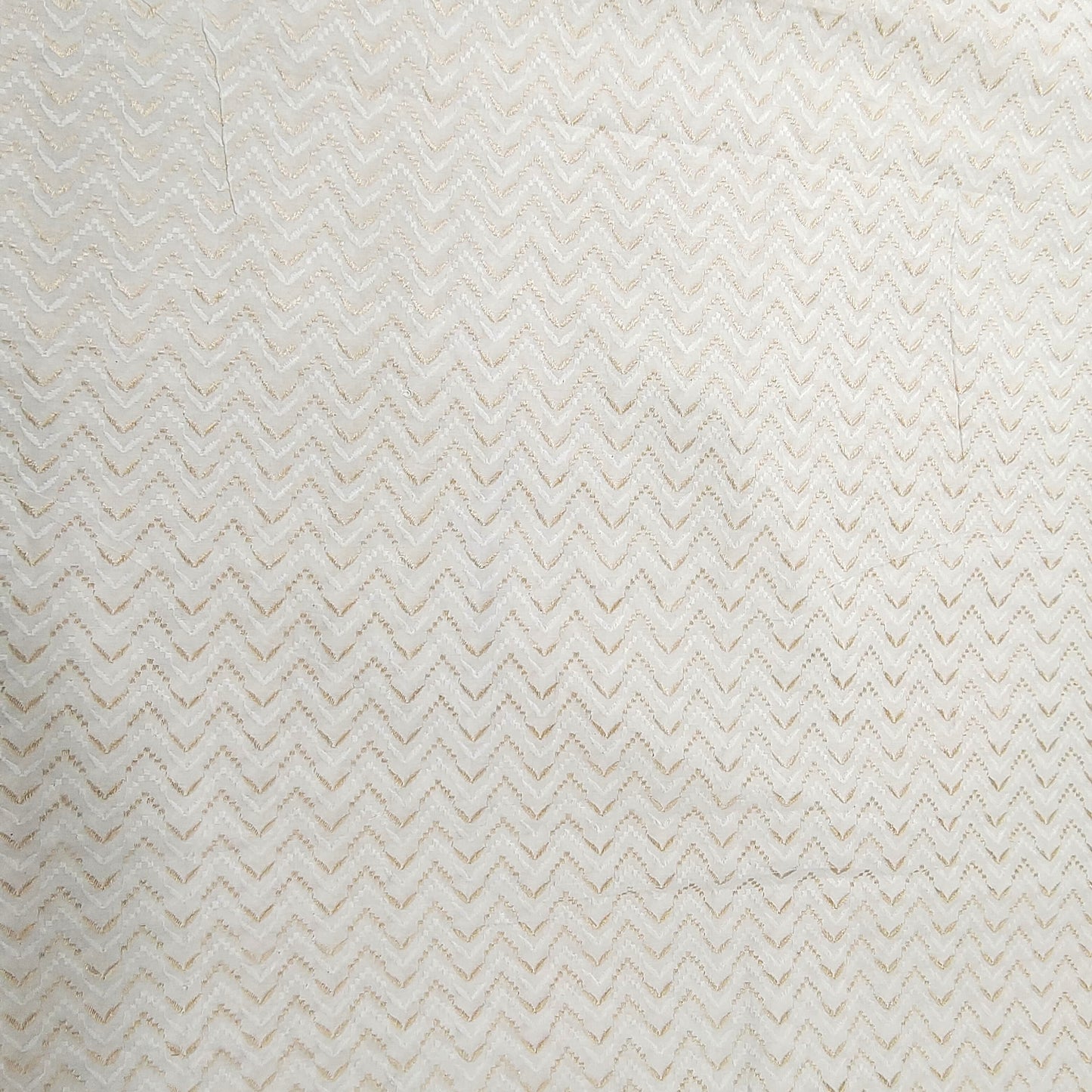 Cotton dobby Grey zig zag fabric CD040