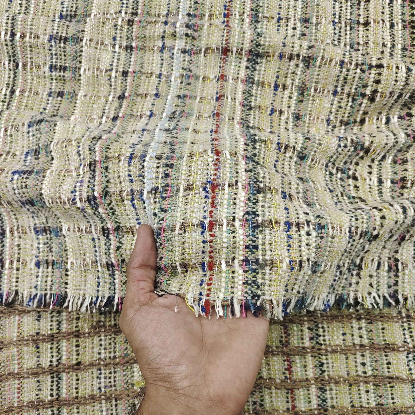 Handmade Jacquard Fabric HM015
