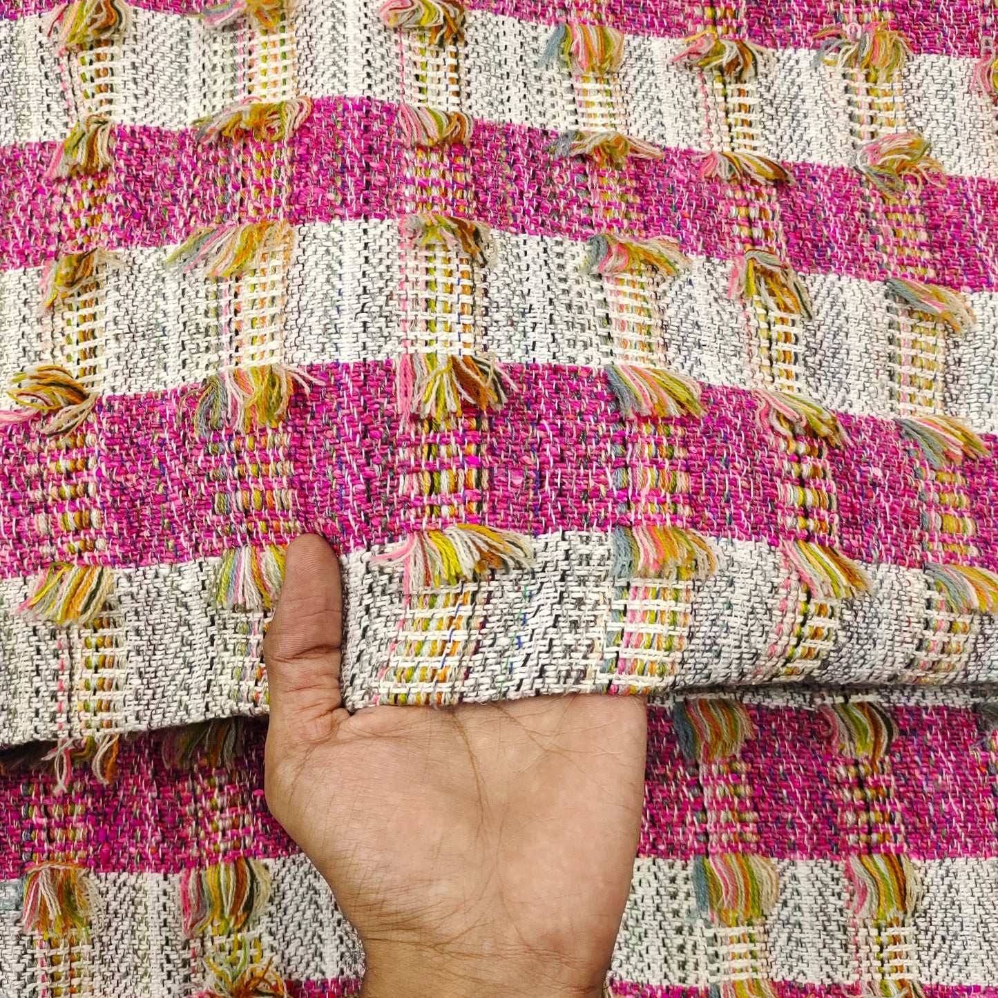 Handmade Jacquard Fabric HM044