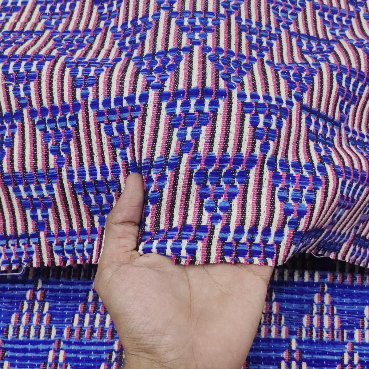 Handmade Jacquard Fabric HM167