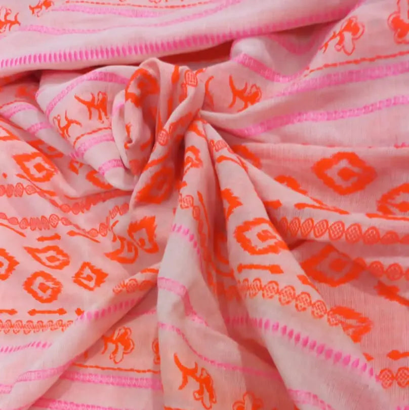 Yarn Dyed Pattern YD041 Fabric Hugs