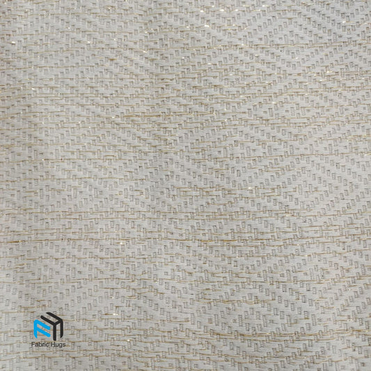 Handloom Jacquard With Lurex Fabric HJ03071