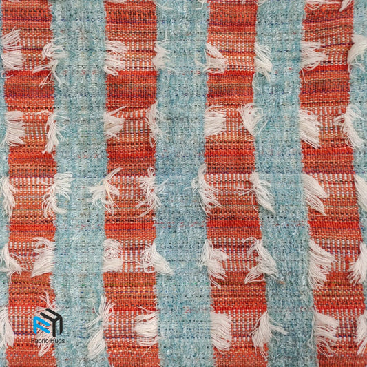 Handloom Jacquard Fabric HJ03069