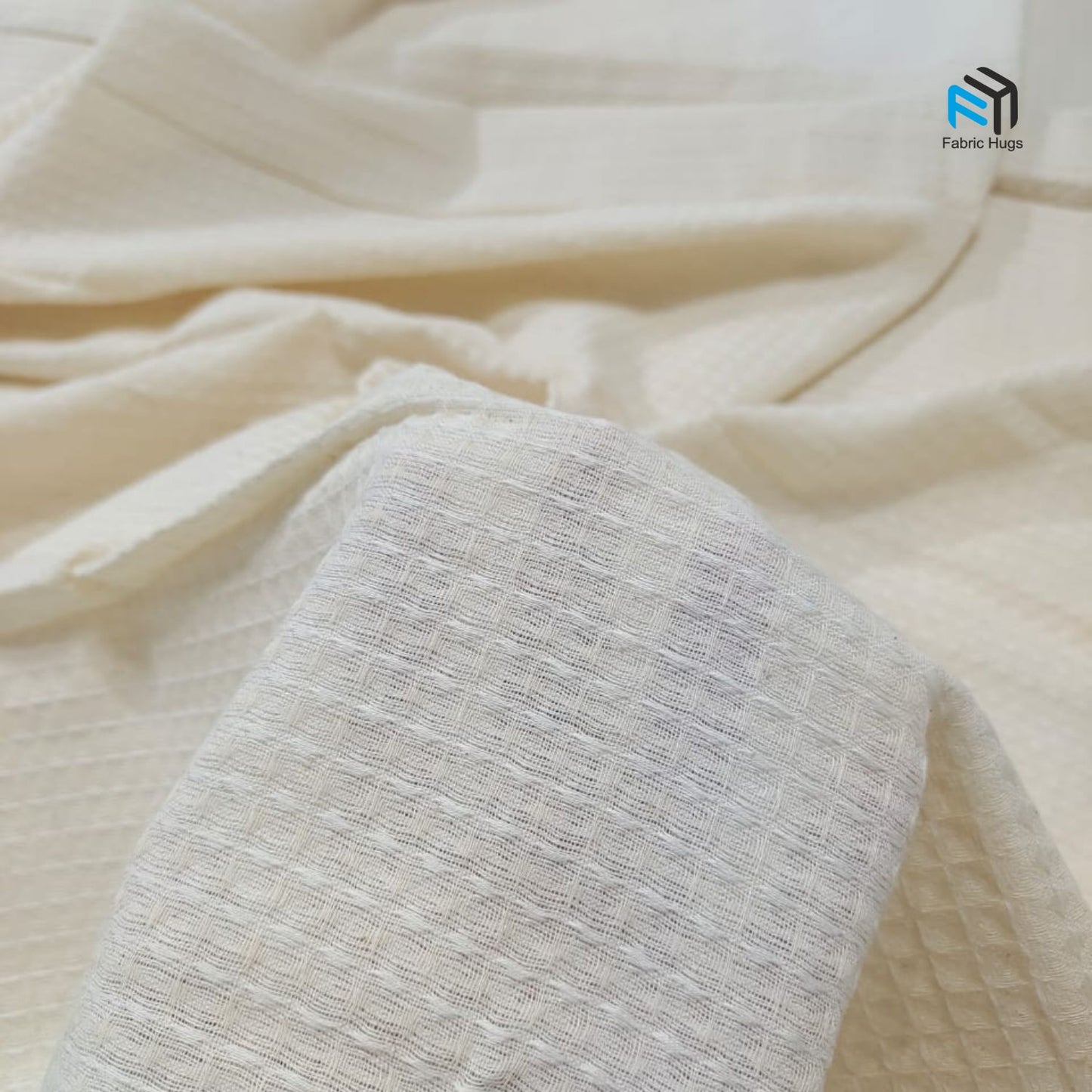 Pure Cotton High Twist Crape Waffle Fabric WF05003