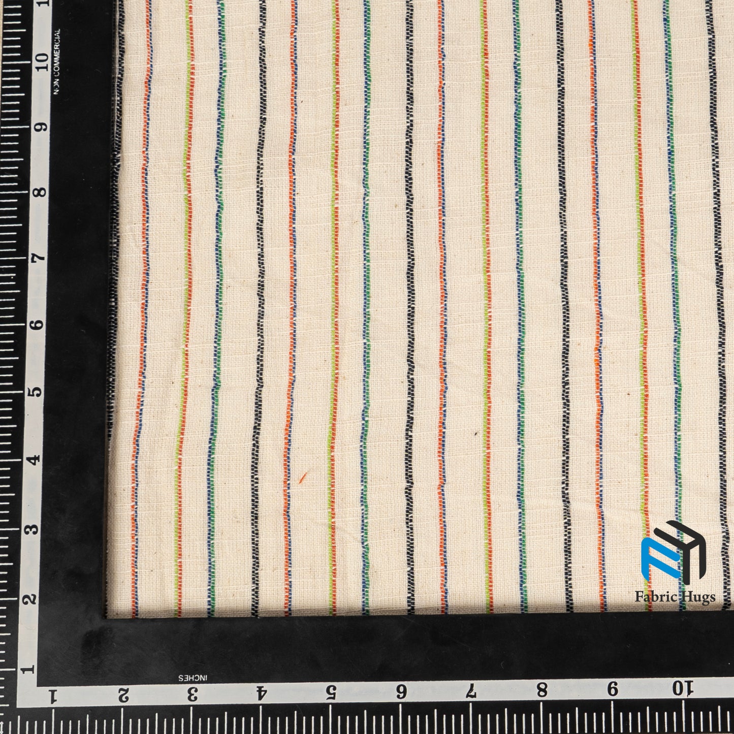 Multicolored Cotton Stripes Fabric YD028