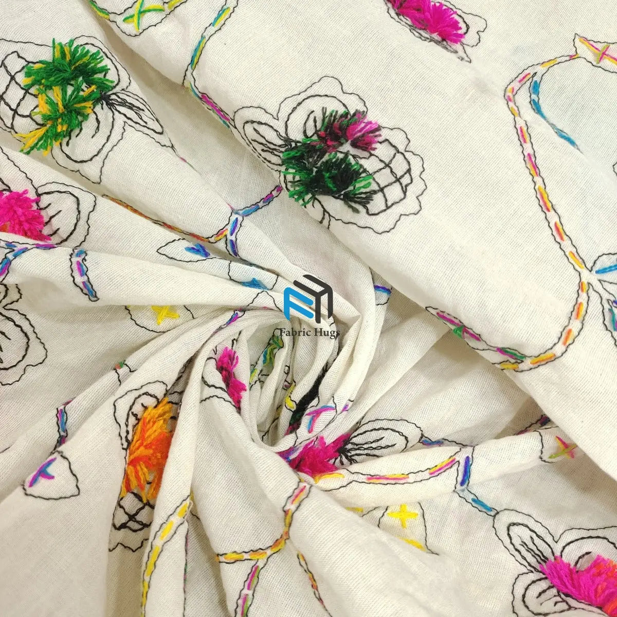 Handcrafted Cotton CH071 (Copy) Fabric Hugs