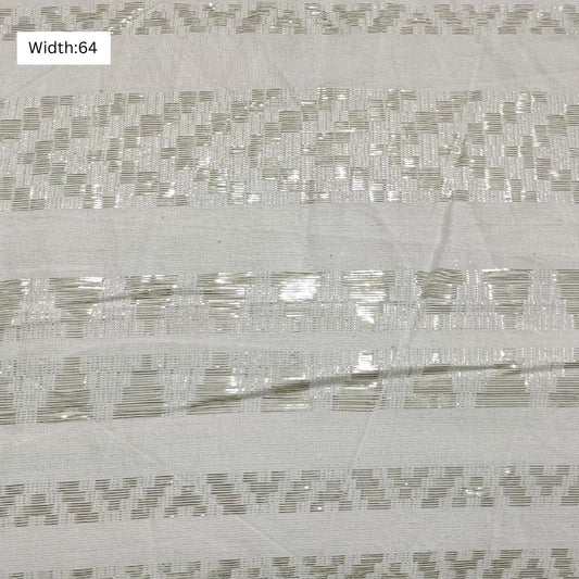 Pure Cotton Lurex Fabric CL05014