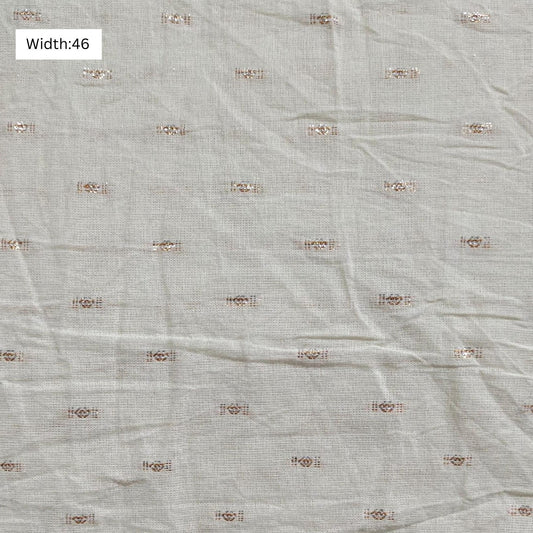 Pure Cotton Lurex Fabric CL05039