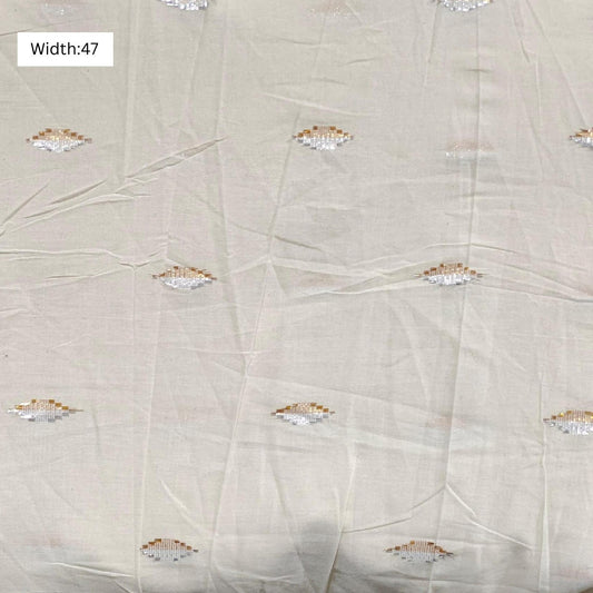 Pure Cotton Lurex Fabric CL05051