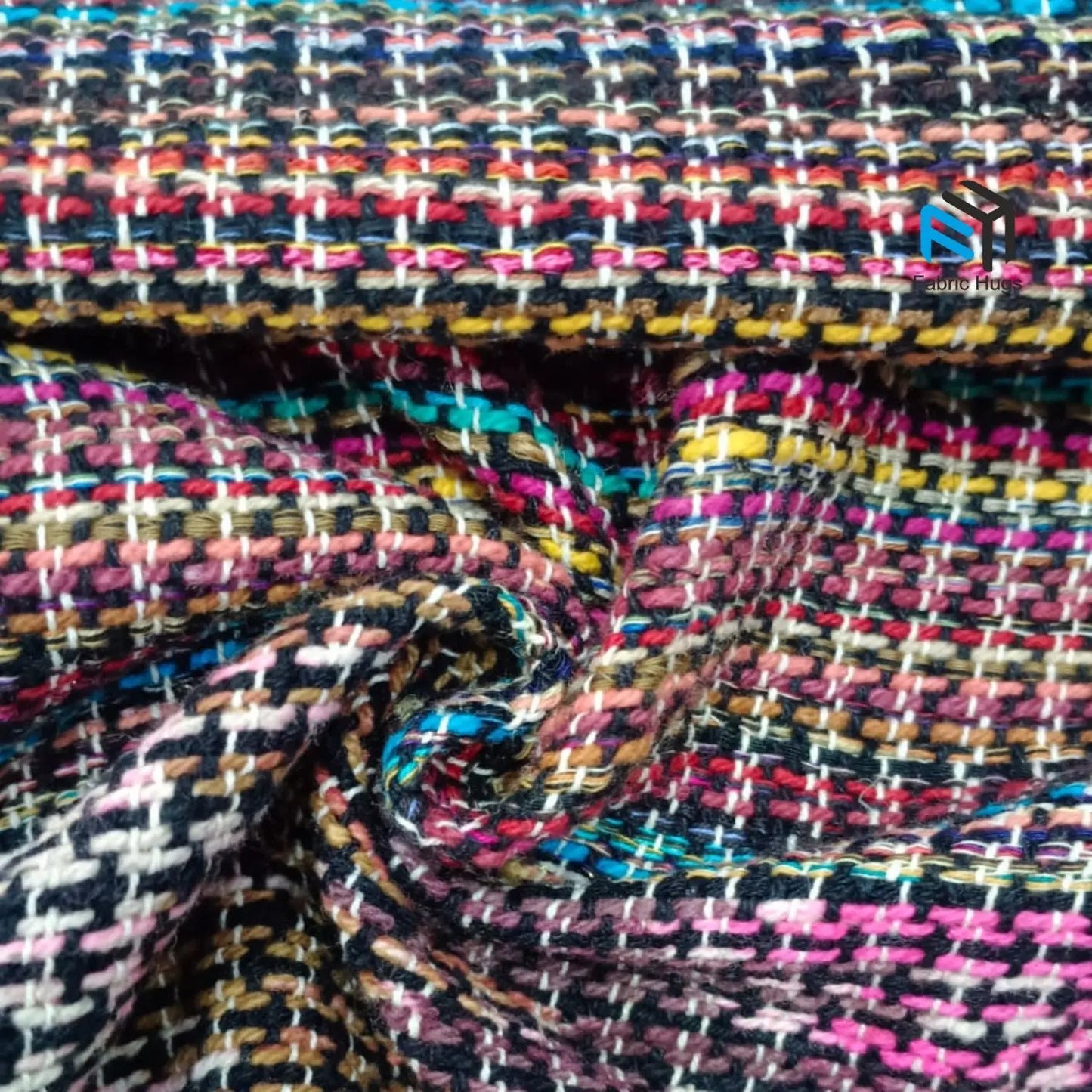 Multicolored Jacquard Fabric JQ20132 Fabric Hugs