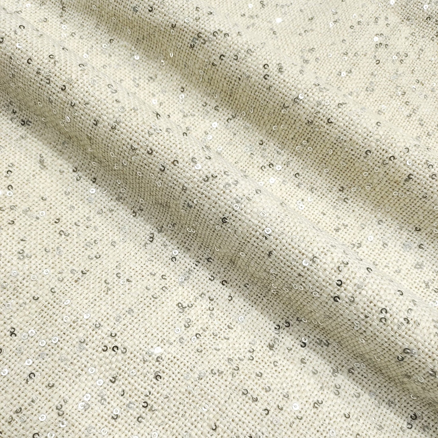 Slub With silver squvence Fabric SL070