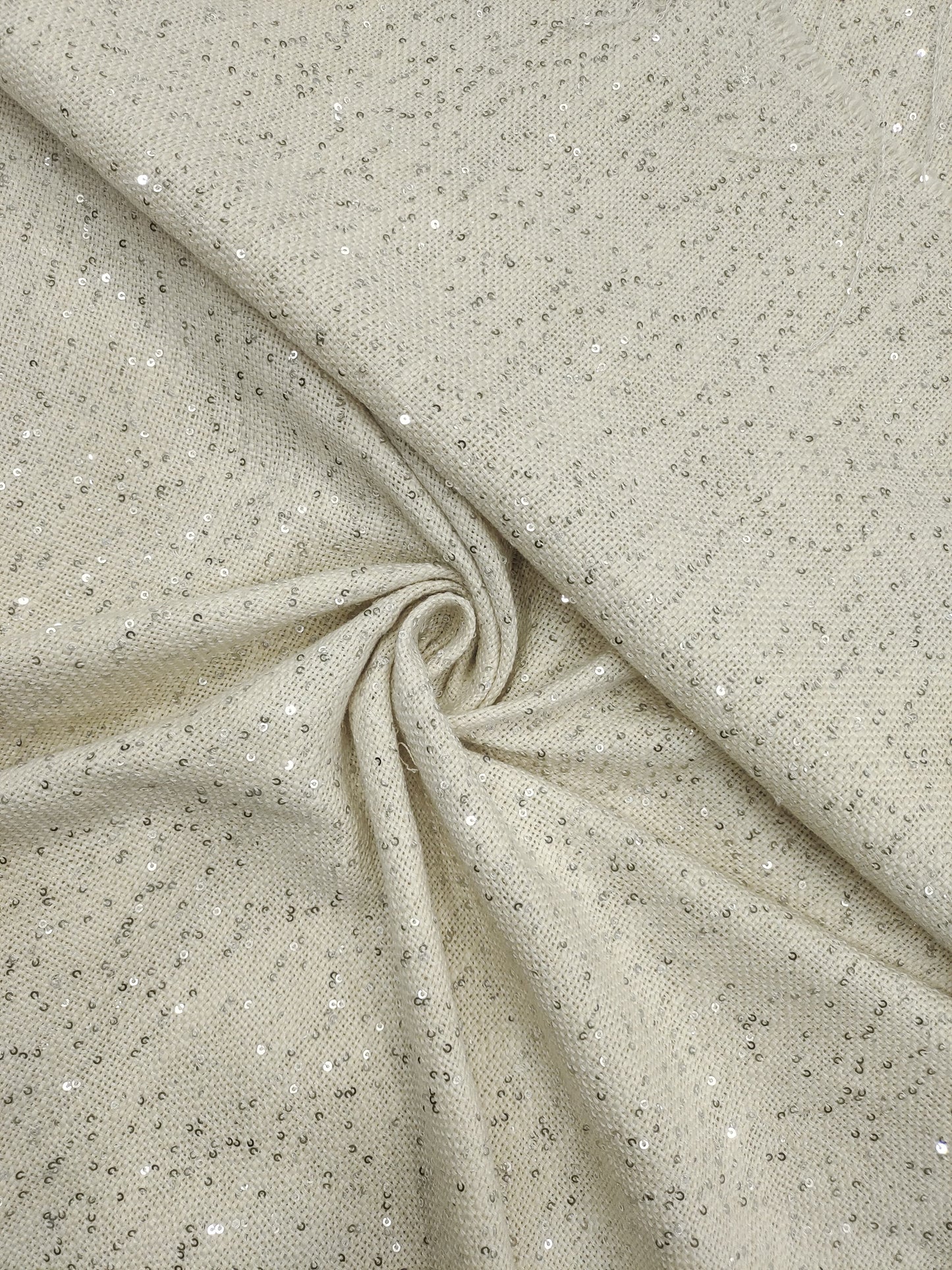 Slub With silver squvence Fabric SL070