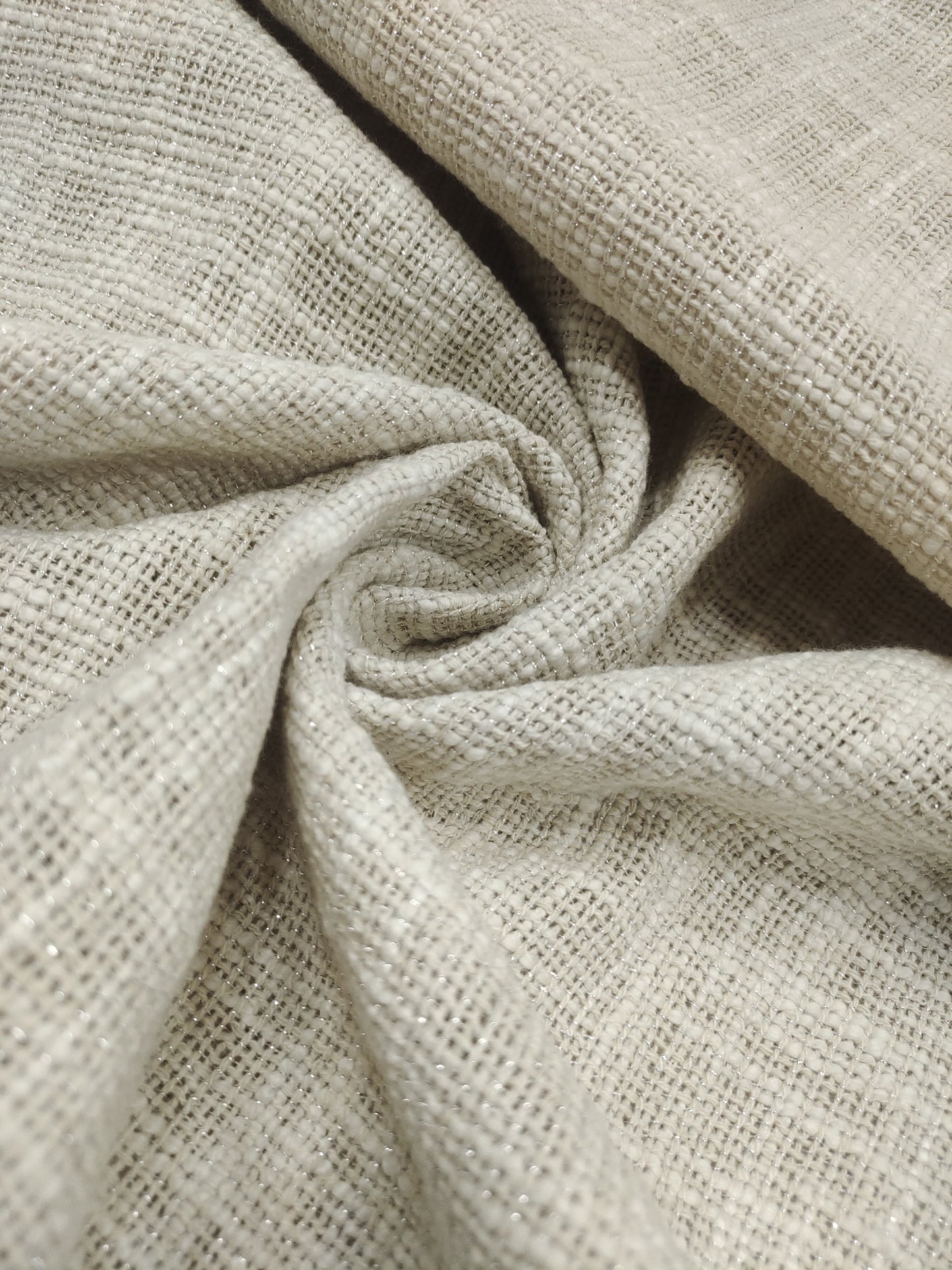 Slub With silver lurexFabric SL072