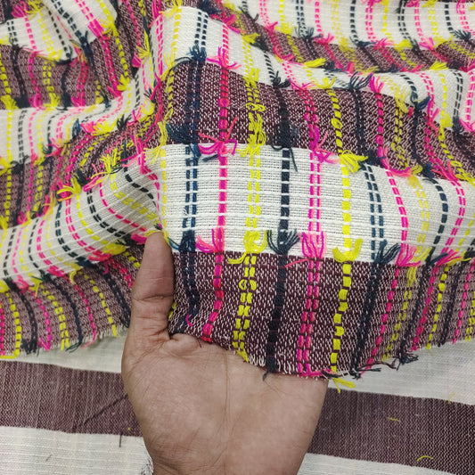 Handmade Jacquard Fabric HM028